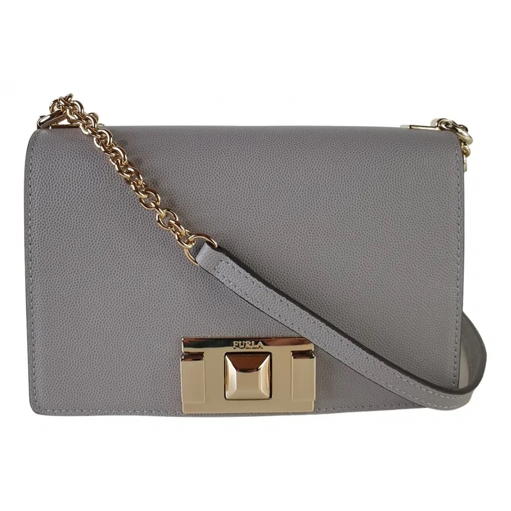 FURLA MIMI' MINI CROSSBODY BAG IN GREY COLOR